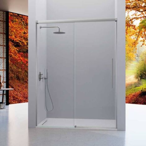 Frontal de ducha + Puerta Corredera 101-104  cm PAVIA Cromado