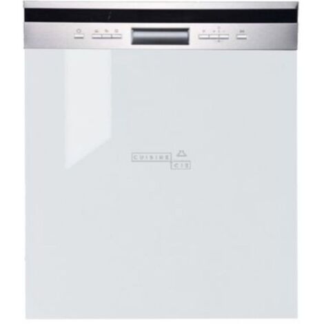 Frontal para lavavajillas semiintegrado Eco Blanco Brillo L 60 cm