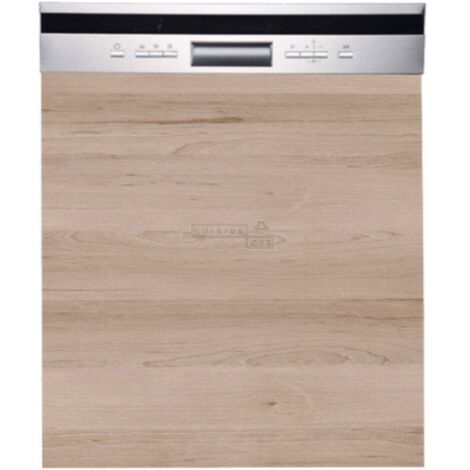 Frontal para lavavajillas semiintegrado Eco Roble Natural L 60 cm