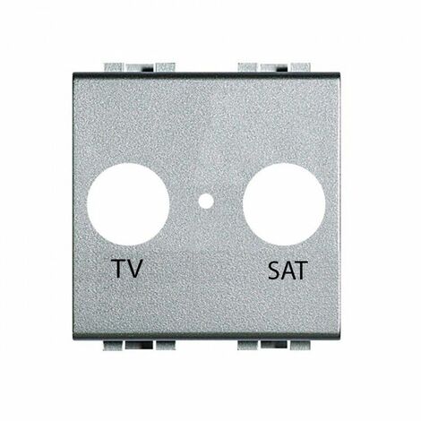 Frontal TV/R-SAT universal Livinglight Tech 2 módulos NT4212
