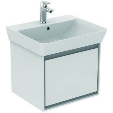 Frontale cassetto CONNECT AIR 485mm bianco lucido e opaco per mobile lavabo IDEAL STANDARD