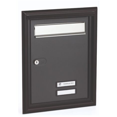 FRONTALE DA INCASSO CON PORTA GRIGIO COD.10-691.84