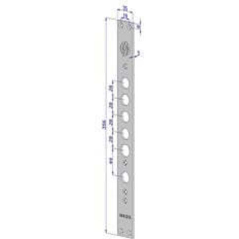 Frontale P/Serrature Porte Blindate In Acciaio Inox Int.28 Fr2530 - (FR2530XAI28)