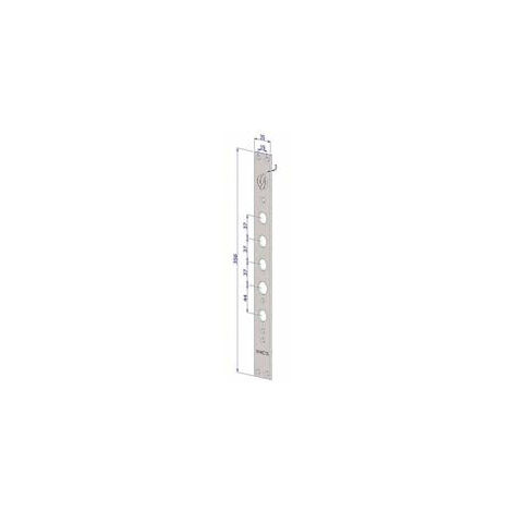 Frontale P/Serrature Porte Blindate In Acciaio Inox Int.37 Fr2530 - (FR2530XAI37)