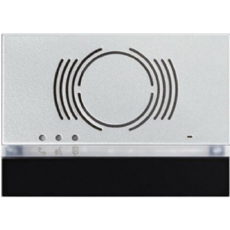 Frontale per posto esterno audio alpha nero urmet 1168/130