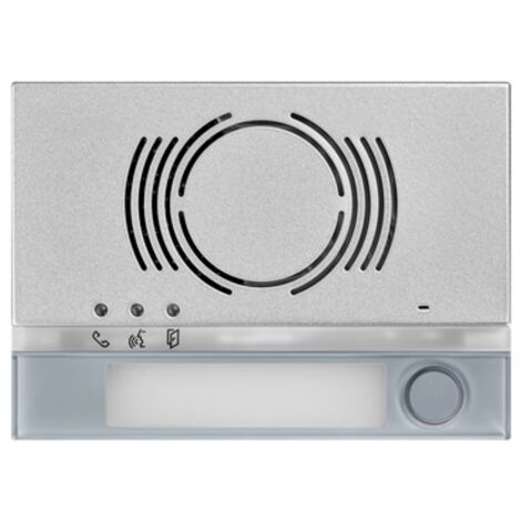 Frontale per posto esterno audio con 1 pulsante Alpha Grigio Urmet 1168/131G