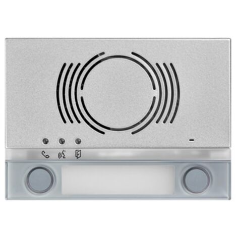 Frontale per posto esterno audio con 2 pulsanti Alpha Grigio Urmet 1168/132G