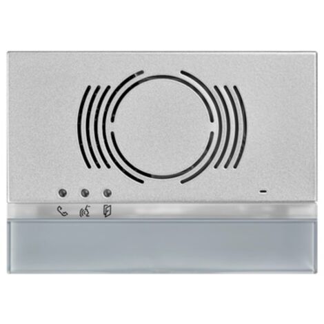 Frontale per posto esterno audio senza pulsanti Alpha Grigio Urmet 1168/130G