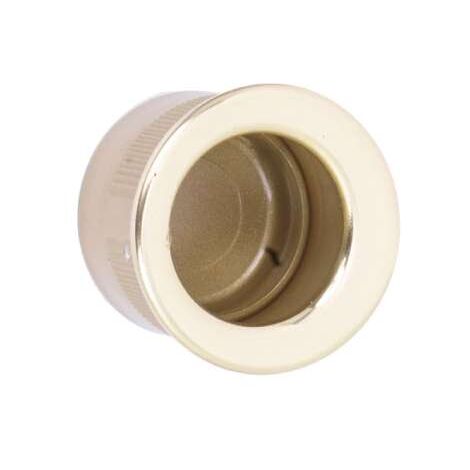 Frontale Trascinamento Porte Scorrevoli Ottone Lucido