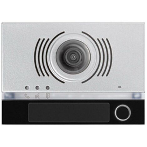 Frontalino audio/video per videocitofono Urmet Alpha – 1 pulsante – Resistente ai raggi UVA – Facile installazione – Esterno e interno