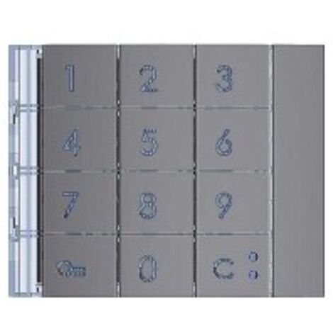 Frontblende f. Codelock-/Tasttatur Modul 353003 SFERA Aluminium Allstreet