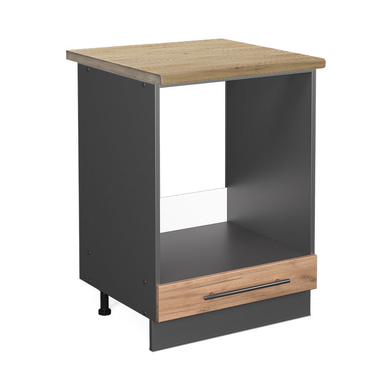 Herdumbauschrank Fame-line, Goldkraft Eiche, 60 Cm , Ap Eiche, Vicco