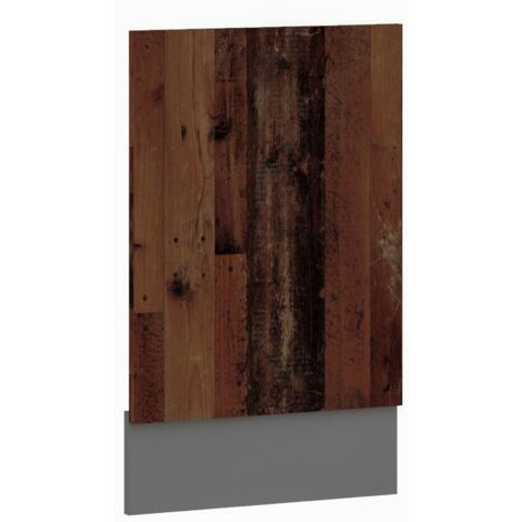 Frontblende für integrierten Geschirrspüler 45 cm Küche OLD STYLE Old Wood Optik