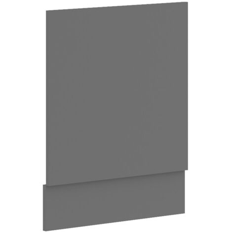 Frontblende für integrierten Geschirrspüler 60 cm Küche NESSA Anthrazit