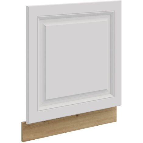 Frontblende für integrierten Geschirrspüler 60 cm Stilo Weiß + Eiche Artisan