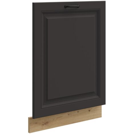 Frontblende für vollintegrierten Geschirrspüler 60 cm Stilo Grau + Eiche Artisan