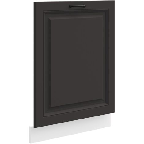 Frontblende für vollintegrierten Geschirrspüler 60 cm Stilo Grau Küche Landhaus