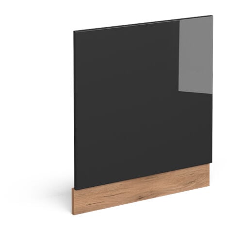 Frontblende R-Line, Anthrazit Hochglanz, 60 cm ohne Arbeitsplatte, Vicco