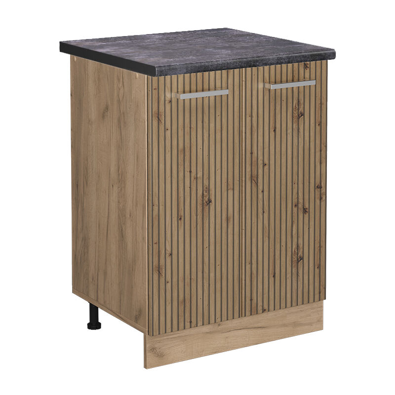 Vicco - Küchenunterschrank R-line, Artisan-eiche, 60 Cm , Ap Anthrazit