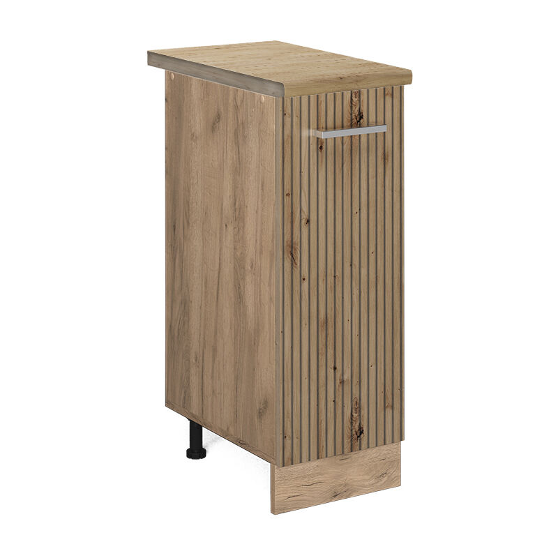 Vicco - Apothekerschrank R-line, Artisan-eiche, 30 Cm , Ap Eiche