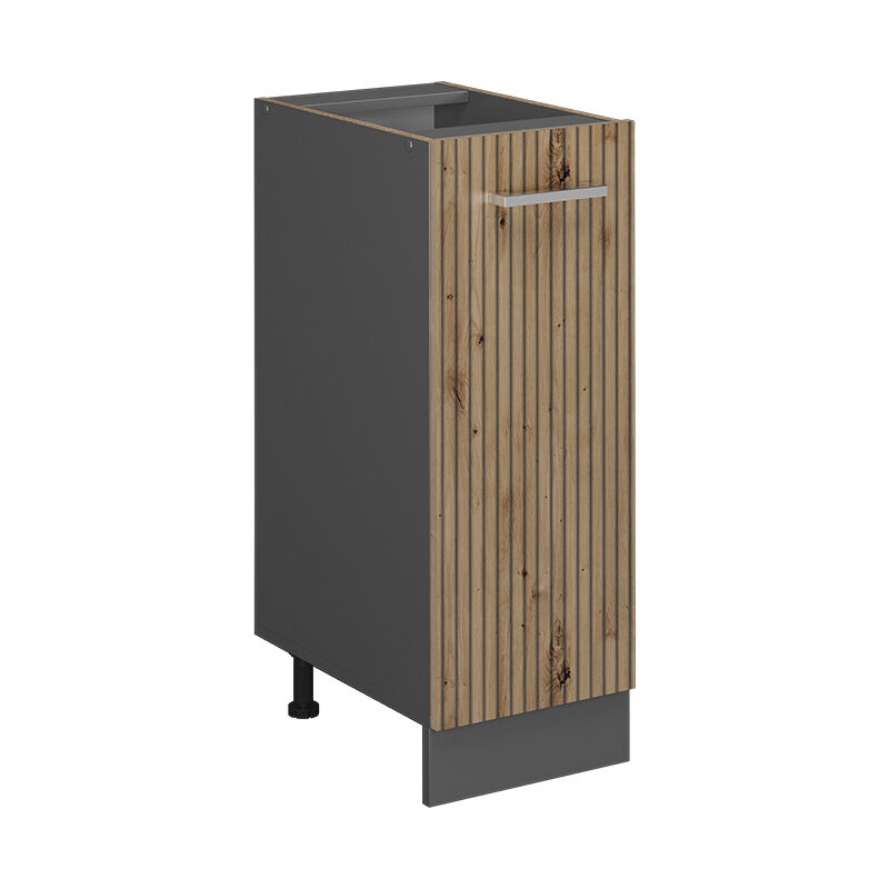 Apothekerschrank R-line, Artisan-eiche, 30 Cm Ohne Arbeitsplatte Vicco