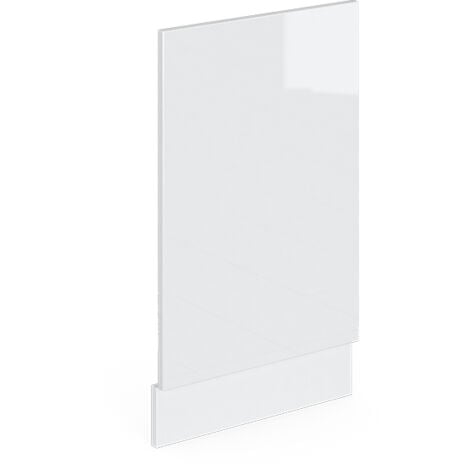 Frontblende R-Line, Weiß Hochglanz, 45 cm ohne Arbeitsplatte, Vicco