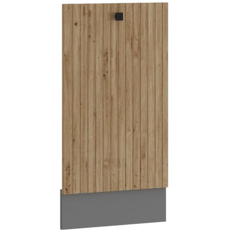 Frontblende vollintegrierten Geschirrspüler 45cm Küche AVA Artisan Lamellenoptik