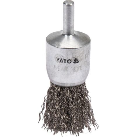FRONTBÜRSTE MIT 25MM EDELSTAHLSCHAFT YT-47496 YATO