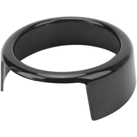 Frontgrill-Emblem-Logo-Ringabdeckung, glänzend schwarz, Ersatz-Außenaufkleber für Autoembleme