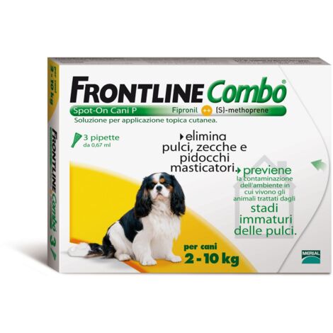 Frontline Combo 02-10 Kg Cani Piccoli 3 Pipette