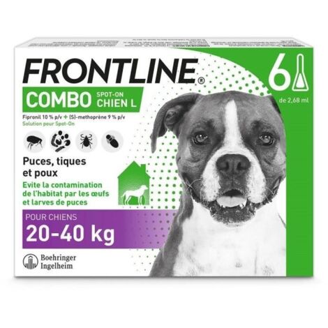 FRONTLINE COMBO HUND 20/40KG L 6 PIP 11575