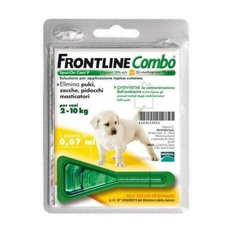 = Frontline Combo Fipralone DUO per Cani da 2-10 kg Taglia Piccola 4 pipette 