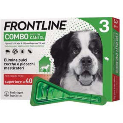 Frontline Combo Per Cani Extra Large - in confezione da 3 pipette