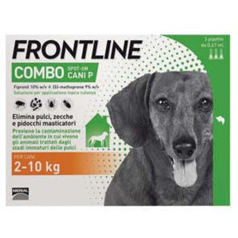 Frontline Combo Per Cani Piccoli - in confezione da 3 pipette