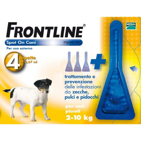Frontline Spot-On 02-10 Kg Cani Piccoli 3+1 Pipette