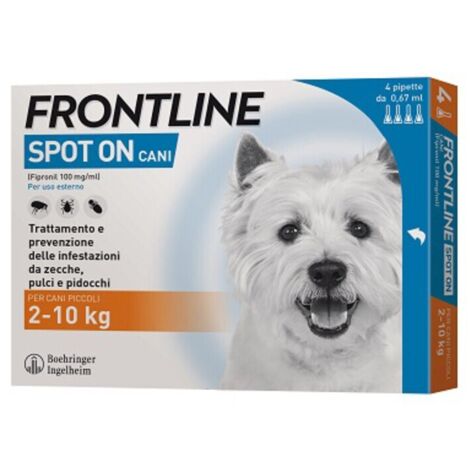 FRONTLINE SPOT-ON 02-10 KG CANI PICCOLI 3+1 PIPETTE