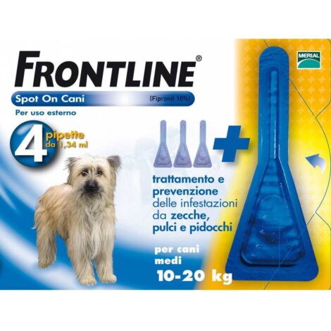 FRONTLINE SPOT-ON 10-20 KG CANI MEDI 3+1 PIPETTE