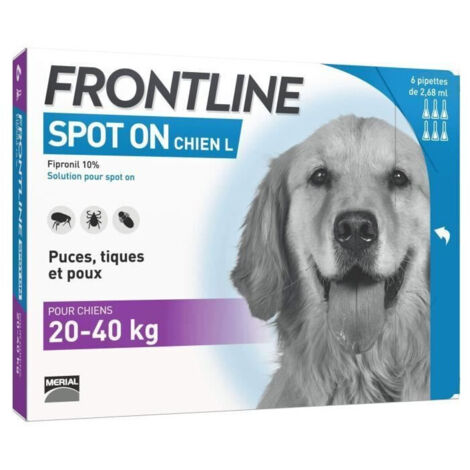 FRONTLINE Spot On cane 20-40kg - 6 pipette