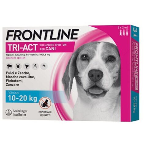 FRONTLINE TRI-ACT 10-20 KG 3 PIPETTE
