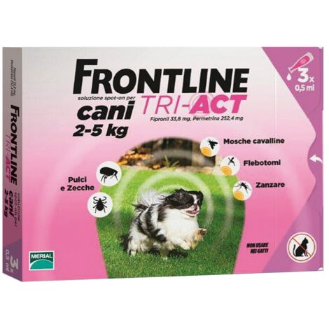 Frontline Tri-Act 2- 5 Kg 3 Pipette