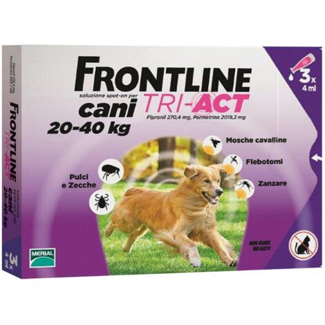 Frontline Tri-Act 20-40 Kg 3 Pipette