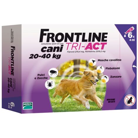 Frontline Tri-Act 20-40 Kg 6 Pipette Off. Speciale