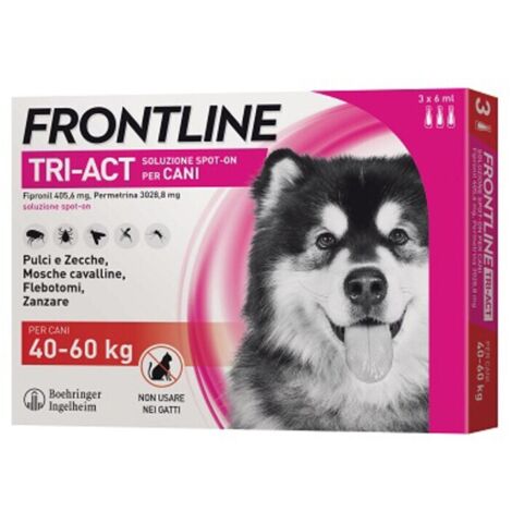 FRONTLINE TRI-ACT 40-60 KG 3 PIPETTE