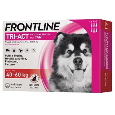 FRONTLINE TRI-ACT 40-60 KG 6 PIPETTE OFF. SPECIALE