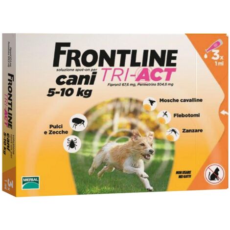 Frontline Tri-Act 5-10 Kg 3 Pipette
