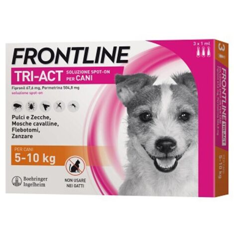 FRONTLINE TRI-ACT 5-10 KG 3 PIPETTE