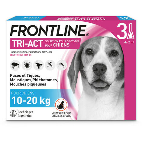 Frontline Spot On Anti Puce Et Tique Pour Chat Frontline Monodose 1 Pipette De 0 5 Ml