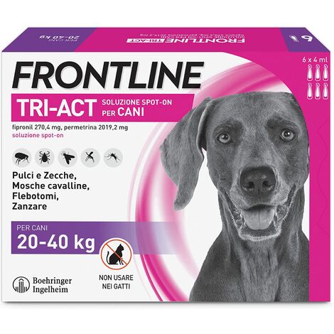 FRONTLINE TRI-ACT SPOT-ON PER CANI  L   in confezione da 3 pipette -