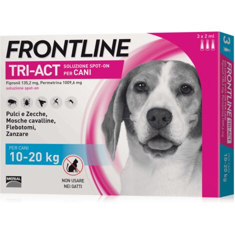 Frontline Triact Spot On per Cani 10-20 Kg 3 Pipette