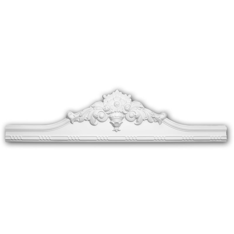 

Profhome Decor - Frontón 154015 Profhome Marco para puerta estilo Rócoco Barroco blanco